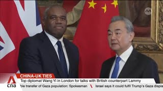 China-UK ties: Top diplomat Wang Yi in London for talks with British counterpart David Lammy