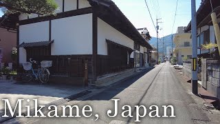 【4K】Relaxing Walk in Japanese Town - Mikame, Ehime