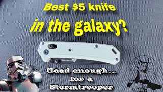 $5 Ozark Trail Stormtrooper Grail Knife! | Initial Review | Budget EDC | Uses And Other Knives