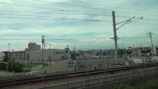 新型リゾートしらかみ橅編成 HB-E300系 車窓8 川部～弘前(奥羽本線) Scenery from a Train window