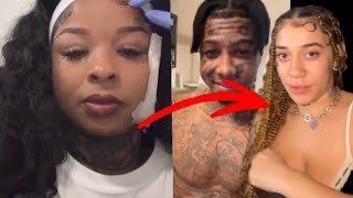 Chrisean Rock Breaks Down in Tears After Seeing Blueface With New Girlfriend nevaeh akira