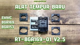 Alat Tempur Baru..!! RT-BGA169-01 V2.5 EMMC SOCKET BGA169 BGA153