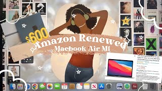 Unboxing Amazon Renewed MacBook Air M1 *only $600!! & in perfect condition* l Hayden Lauren