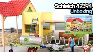 Schleich Everyday Life at the Farm(42394) Unboxing - Farm World tour. Animals Toys 슐라이히 농장 일상 세트