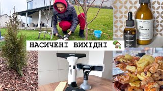 НОВИЙ ПОМІЧНИК для ДОМУ🤩 САДОВІ СПРАВИ: крокуси, нарциси, туя🏡 Догляд за обличчям👌Страви на МАНГАЛІ