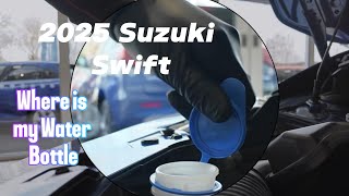 Helpful Hints:  Topping up the Suzuki Swift Water Bottle