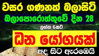 අද සිට ධන යෝග ලග්න පලාඵල මාර්තු March Jothishya Lagna Palapala Para Kiyana Tharuka Marthu Masaya