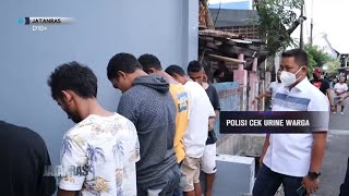 Razia Kampung Narkoba, Polisi Cek Urine Warga - JATANRAS