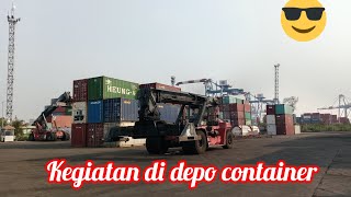 kegiatan di depo container