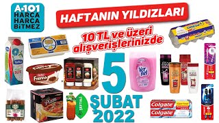 A101 5 ŞUBAT 2022 İNDİRİM KATALOĞU | A101 GIDA TEMİZLİK HAFTANIN YILDIZLARI | A101 KAMPANYA KATALOĞU