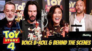 Toy Story 4 Voice B-Roll, Bloopers, & Behind the Scenes | Keanu Reeves