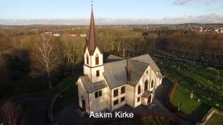 Aerial presentation Of Askim Norway