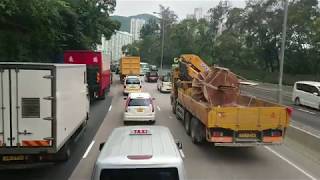 Hong Kong Bus KMB SJ6462@98D 坑口(北)(將軍澳醫院)→尖沙咀(東) (不經寶林之特快班次) (相信是網上首條全程行車片段)