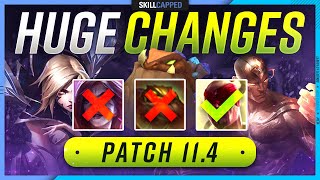 NEW PATCH 11.4 CHANGES: HUGE BUFFS and NERFS - League of Legends