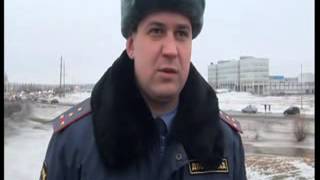 Первернулся автобус Набережные Челны 19.03.13