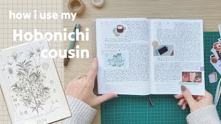 how i use my hobonichi cousin ✒ monthly, weekly and daily pages