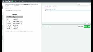 Hackerrank SQL Solution #31 Basic SQL - Weather Observation Station 13