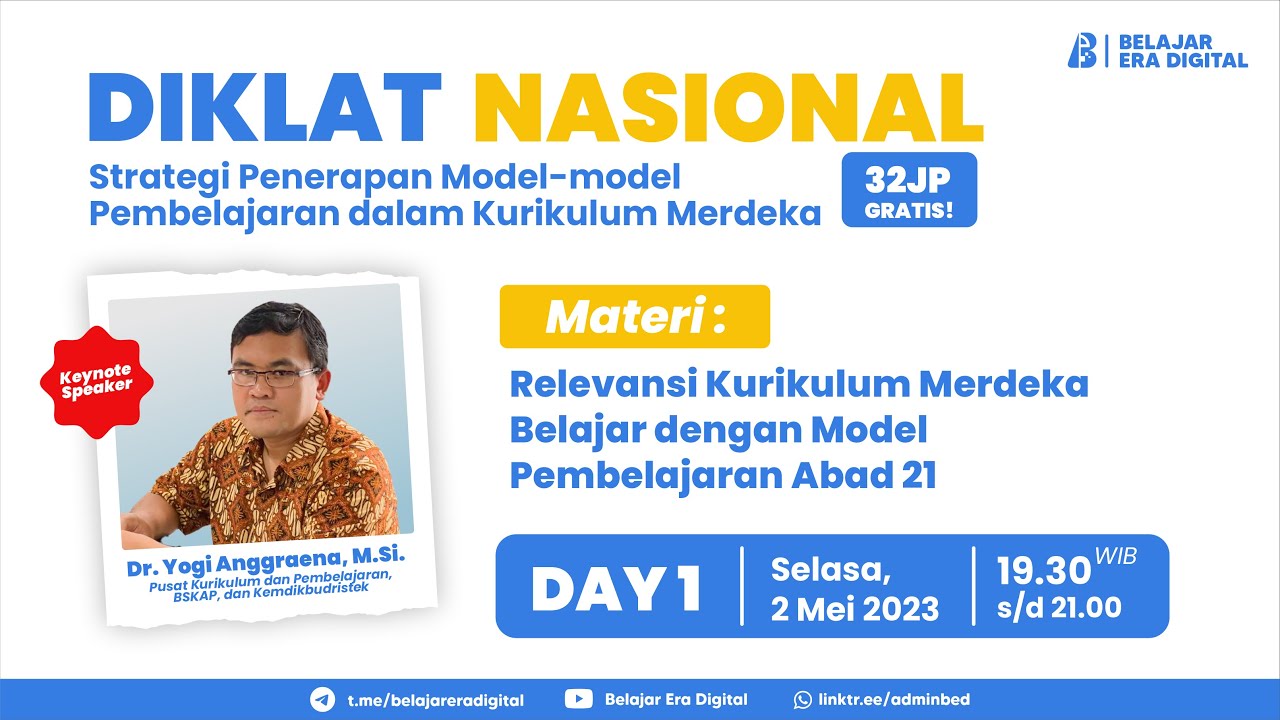 Diklat ! Relevansi Kurikulum Merdeka Belajar Dengan Model Pembelajaran ...