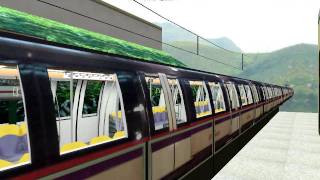 (OpenBve/TSF) Disney Resort Line( Train: C751A Set 037/038)