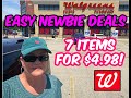 WALGREENS NEWBIE DEALS (7/26 - 8/1) | 7 ITEMS FOR $4.98!