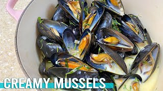 Creamy Mussels in 15 Minutes