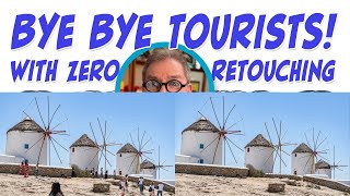 Removing Tourists from your Travel Photography