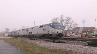 ALC-42 Delivery! Amtrak 5 Leads Train #6 Wyanet, IL 12/15/24