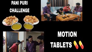 PANI PURI WITH MOTION TABLETS 💊 😂 | #telugu #funnyprank