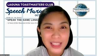 Laguna Toastmasters Club 146th Meeting- Speech Marathon