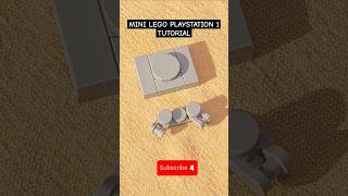 MINI LEGO PLAYSTATION 1 TUTORIAL! #shorts #lego #playstation #shortvideo