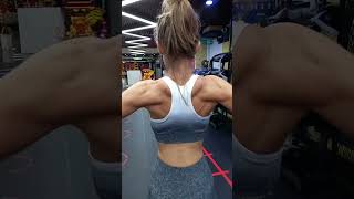 Back Gains: Close-Up Muscle Flex 💪 | Gym Motivation