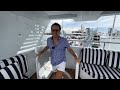 inside the 125ft broward trideck ~ ultimate luxury yacht tour