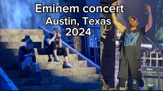 Eminem concert Austin, Texas EPIC ✨￼