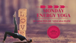 Yoga For Full Body / Vinyasa Yoga / 30-Minute Yoga Class To Increase Energy / Yogi Institute Studio