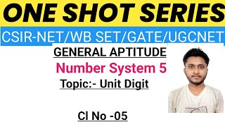 General Aptitude|| WB SET/CSIRNET/UGCNET/GATE|| Number system 5|| Cl no -05||@Highermath2.O