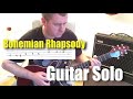 Queen Bohemian Rhapsody Guitar Solo with Guitar Tab Notes