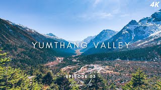 Yumthang Valley - Zero Point | Road trip to most beautiful valley | Winter Sikkim Ride | Episode 05