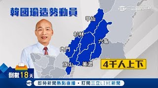 韓國瑜第二場大型造勢晚會旗山登場 高雄農會理市長直說\