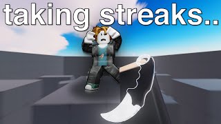 So I took a 7000 streak.. (Roblox Rivals)