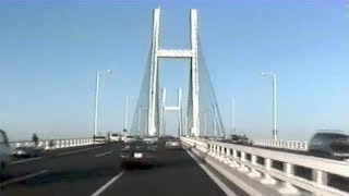 開通当時の横浜ベイブリッジ 1989年（別に高画質版あり） Yokohama Bay Bridge 1989 (Old version)