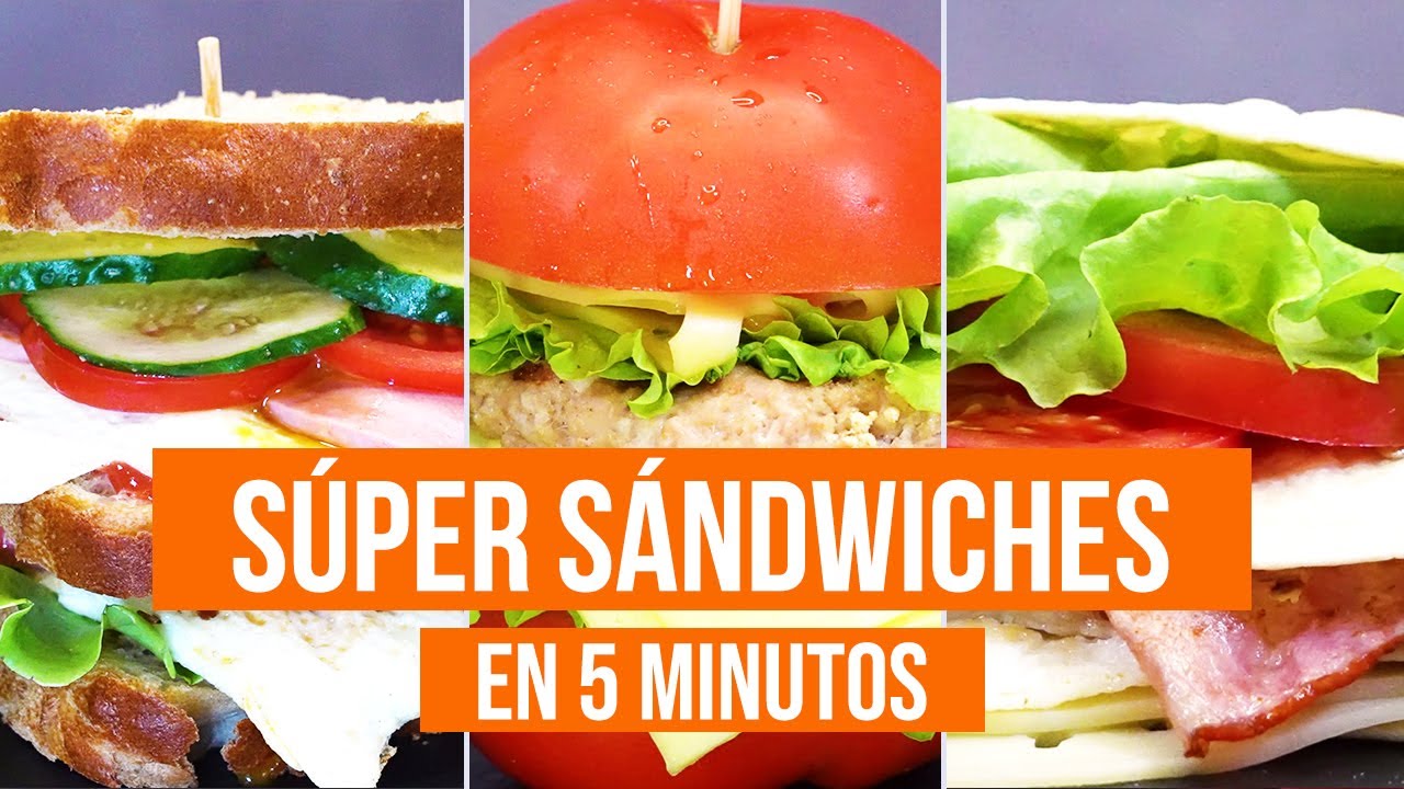 MUY SABROSO 🥪 Recetas Fáciles De Sándwiches - YouTube