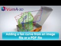 VUMA3D-network: Using the fan curve digitizer
