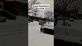 Greater Toronto Area in the month of November 😱🥶 | #shorts #trending