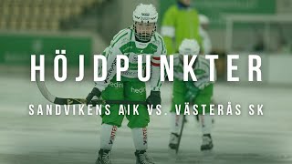 SEGER I TOPPMÖTET! 💚 | HÖJDPUNKTER | Sandvikens AIK - Västerås SK 4-9 | Elitserien Dam