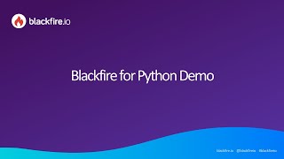 Blackfire Profiler for Python