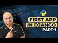 #3 Django tutorials | First App in Django - part 1