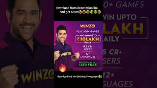 Winzo download link |winzo free me 550rs |#shorts #winzogold