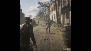 Red dead redemption 2 Duel a Van Horn #funny #gaming #shorts #arthurmorgan #chill