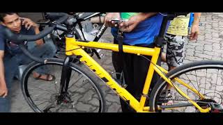 Nimbang Berat Road Bike Frame Steel Besi Element Police Toronto Setelah Upgrade