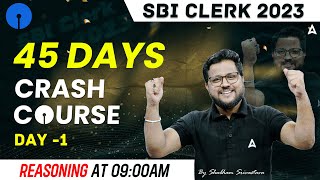 SBI Clerk 2023 | SBI Clerk Reasoning Crash Course | By Shubham Srivastava | Day 1